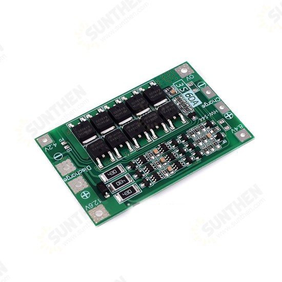 3S 60A Li-ion Lithium Battery 18650 Charger PCB BMS Protection Board with Balanace for Drill Motor 11.1V 12.6V Lipo Module