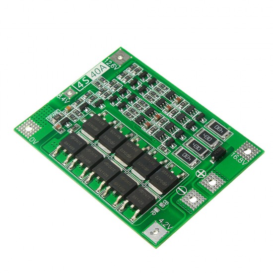 4S 40A Li-ion Lithium Battery 18650 Charger PCB BMS Protection Board with Balance For Drill Motor 14.8V 16.8V Lipo Cell Module