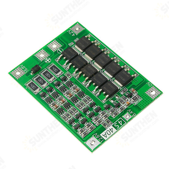 4S 40A Li-ion Lithium Battery 18650 Charger PCB BMS Protection Board with Balance For Drill Motor 14.8V 16.8V Lipo Cell Module