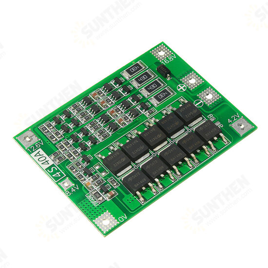 4S 40A Li-ion Lithium Battery 18650 Charger PCB BMS Protection Board with Balance For Drill Motor 14.8V 16.8V Lipo Cell Module