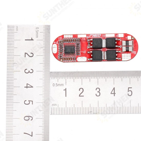 5pcs 3S BMS 25A 12.6V 4S 16.8V 5S 21V 18650 Li-ion Lithium Battery Protection Board Circuit Charging Module PCM Polymer Lipo Cell PCB