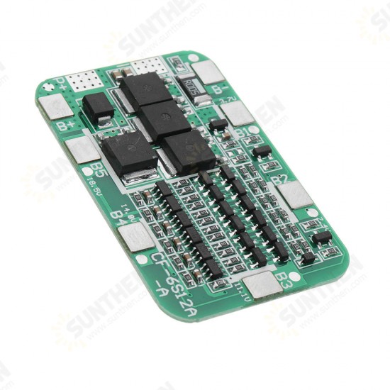 5pcs DC 24V 15A 6S PCB BMS Protection Board For Solar 18650 Li-ion Lithium Battery Module With Cell