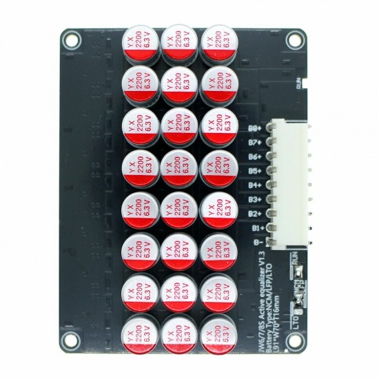 8 Strings of Ternary Lithium Iron Phosphate Balance Protection Board Lithium Titanate 8S Active Balancer Energy Transfer
