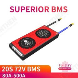 BMS 20S 72V 80A 100A 120A 150A 500A Lithium Iron Battery BMS for Electric Vehicle Battery 88.2V with Balanced BMS 20S 72V 80A 100A 120A 150A 500A Lithium Iron Battery BMS for Electric Vehicle Battery 88.2V with Balanced