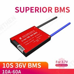 DL10S 10S 36V BMS Battery Protection Board 15A 20A 30A 40A 50A 60A Waterproof BMS for Rechargeable Lifepo4 Lithium Battery With Balance Function DL10S 10S 36V BMS Battery Protection Board 15A 20A 30A 40A 50A 60A Waterproof BMS for Rechargeable Lifepo4 Lithium Battery With Balance Function