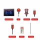 Smart BMS Accessory bluetooth Module USB to UART/RS485 Cable CANbus Module Power Display Panel Touch LCD Screen