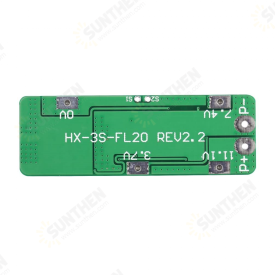 HX-3S-FL20 3S 12V 12.6V 15A Li-ion Li Battery 18650 Charger Protection Board with Overcharge and Overdischarge Protection