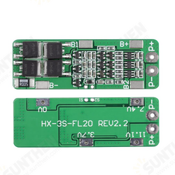 HX-3S-FL20 3S 12V 12.6V 15A Li-ion Li Battery 18650 Charger Protection Board with Overcharge and Overdischarge Protection HX-3S-FL20 3S 12V 12.6V 15A Li-ion Li Battery 18650 Charger Protection Board with Overcharge and Overdischarge Protection