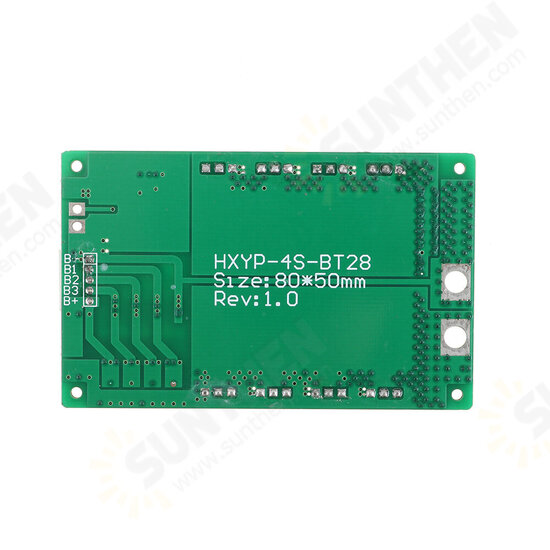 HXYP-4S-BT28 4S 14.8V 28A Lithium Iron Phosphate Battery Protection Board Overcharge Overdischarge and Overcurrent Protection