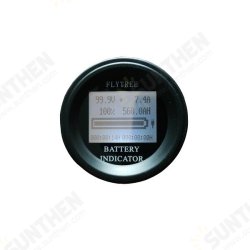 100V 50A/100A Round Coulombmeter Coulometer Lithium ion LiFePO4 Battery Real Capacity LCD Electric Parameter Meter Coulomb Counter 100V 50A/100A Round Coulombmeter Coulometer Lithium ion LiFePO4 Battery Real Capacity LCD Electric Parameter Meter Coulomb Counter