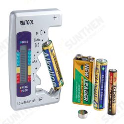 AA AAA 1.5V 9V Digital Battery Tester Universal Battery Capacity Tester Lithium Battery Power Supply Checker Measuring Tools AA AAA 1.5V 9V Digital Battery Tester Universal Battery Capacity Tester Lithium Battery Power Supply Checker Measuring Tools