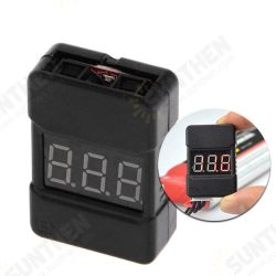 BX100 1-8S Lipo Battery Voltage Tester/ Low Voltage Buzzer Alarm/ Battery Voltage Checker with Dual Speakers BX100 1-8S Lipo Battery Voltage Tester/ Low Voltage Buzzer Alarm/ Battery Voltage Checker with Dual Speakers