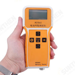 RC3563 Battery Internal Resistance Check Lithium Nickel Chromium Lead Acid Battery Check with Check Clips+Battery Check Compartment RC3563 Battery Internal Resistance Check Lithium Nickel Chromium Lead Acid Battery Check with Check Clips+Battery Check Compartment
