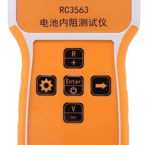 RC3563 Battery Internal Resistance Check Lithium Nickel Chromium Lead Acid Battery Check with Check Clips+Battery Check Compartment