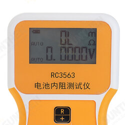 RC3563 Battery Internal Resistance Tester Battery Internal Resistance Tester Lithium Nickel Chromium Lead Acid Battery Test with Test Clips RC3563 Battery Internal Resistance Tester Battery Internal Resistance Tester Lithium Nickel Chromium Lead Acid Battery Test with Test Clips