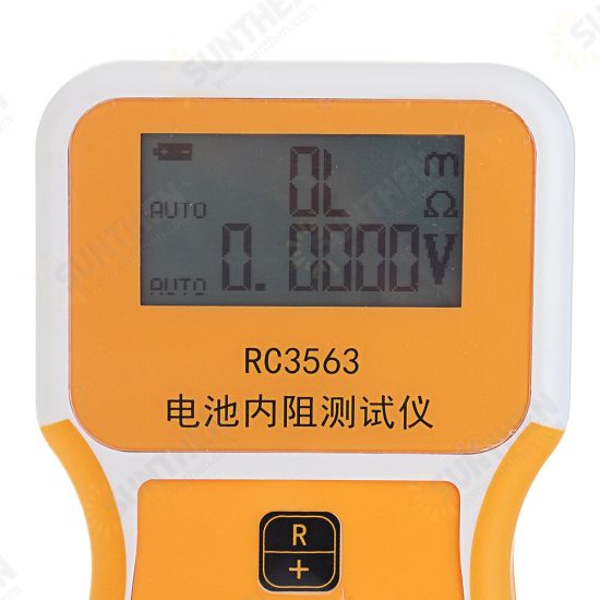 RC3563 Battery Internal Resistance Tester Battery Internal Resistance Tester Lithium Nickel Chromium Lead Acid Battery Test with Test Clips