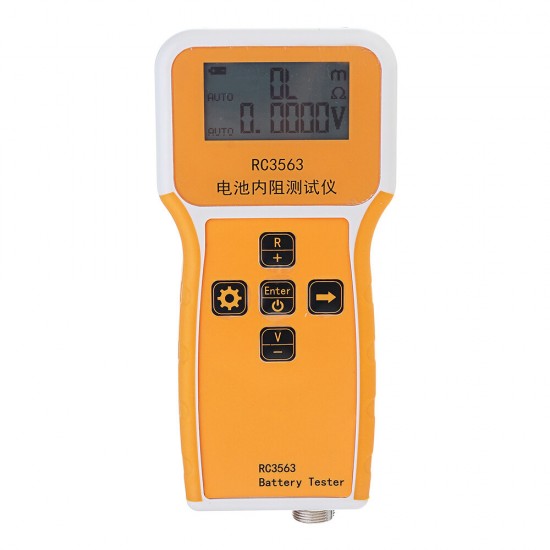 RC3563 Battery Internal Resistance Tester Battery Internal Resistance Tester Lithium Nickel Chromium Lead Acid Battery Test with Test Clips