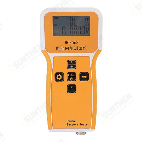 RC3563 Battery Internal Resistance Tester Battery Internal Resistance Tester Lithium Nickel Chromium Lead Acid Battery Test with Test Clips