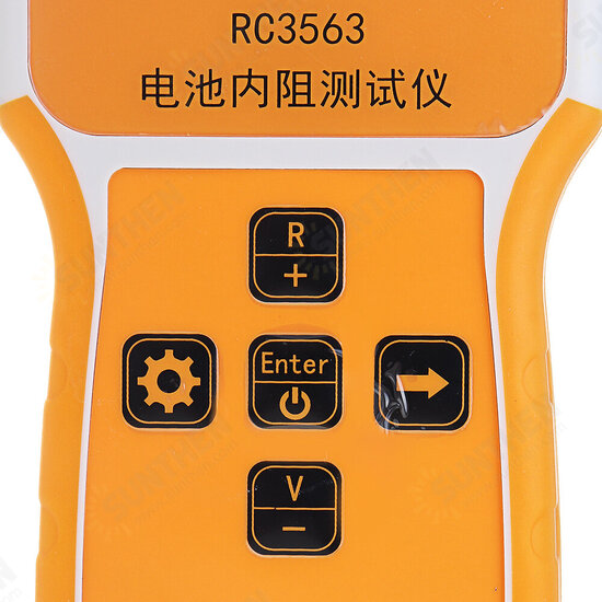 RC3563 Battery Internal Resistance Tester Battery Internal Resistance Tester Lithium Nickel Chromium Lead Acid Battery Test with Test Clips