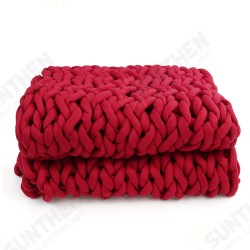 100x120cm Handmade Knitted Blankets Soft Warm Thick Line Cotton Throw Blankets 100x120cm Handmade Knitted Blankets Soft Warm Thick Line Cotton Throw Blankets