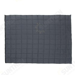 100x150CM Weighted Cotton Blanket Heavy Sensory Relax 4.5 / 7 / 9.5Kg Black Blankets 100x150CM Weighted Cotton Blanket Heavy Sensory Relax 4.5 / 7 / 9.5Kg Black Blankets