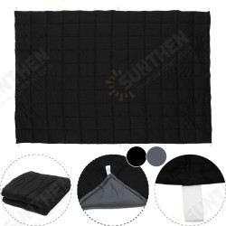 100x150CM Weighted Cotton Blanket Heavy Sensory Relax 4.5 / 7 / 9.5Kg Black Blankets 100x150CM Weighted Cotton Blanket Heavy Sensory Relax 4.5 / 7 / 9.5Kg Black Blankets