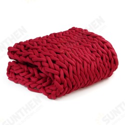 120x150cm Handmade Knitted Blanket Soft Warm Thick Line Cotton Throw Blankets 120x150cm Handmade Knitted Blanket Soft Warm Thick Line Cotton Throw Blankets