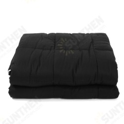 120x180CM Black Grey Weighted Blanket Cotton 7/9/11.5kg Heavy Sensory Relax Blankets 120x180CM Black Grey Weighted Blanket Cotton 7/9/11.5kg Heavy Sensory Relax Blankets