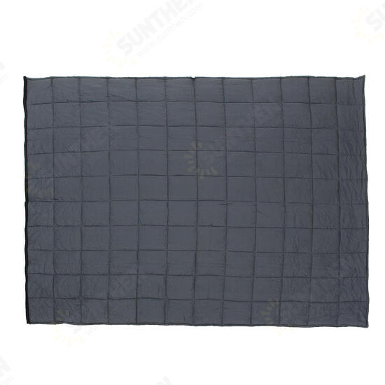 120x180CM Black Grey Weighted Blanket Cotton 7/9/11.5kg Heavy Sensory Relax Blankets