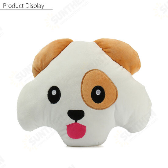 12inch Cute Puffy Dog Soft Pillow Emoticon Toys Funny Stuffed Cushion Doll Gifts