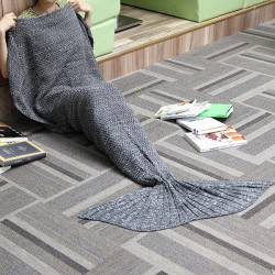 180x90CM Yarn Knitting Mermaid Tail Blanket Cashmese-like Warm Super Soft Sleep Bag Bed Mat 180x90CM Yarn Knitting Mermaid Tail Blanket Cashmese-like Warm Super Soft Sleep Bag Bed Mat