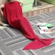 180x90CM Yarn Knitting Mermaid Tail Blanket Cashmese-like Warm Super Soft Sleep Bag Bed Mat