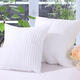 2 Size Striped Vacuum Compression Pillow Core Square Pillow Inner Cushion Insert Sofa Decor