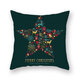 2020 Christmas Cushion Cover Green Home Decor Sofa Pillow Case Cover Seat Car Throw Pillowcase Christmas Decor