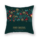 2020 Christmas Cushion Cover Green Home Decor Sofa Pillow Case Cover Seat Car Throw Pillowcase Christmas Decor