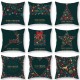 2020 Christmas Cushion Cover Green Home Decor Sofa Pillow Case Cover Seat Car Throw Pillowcase Christmas Decor