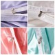 2PCS Imitation Silk Pillow Case Cushion Cover Bags Stand Queen King Size Bedding Sets