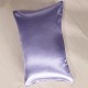 2PCS Imitation Silk Pillow Case Cushion Cover Bags Stand Queen King Size Bedding Sets