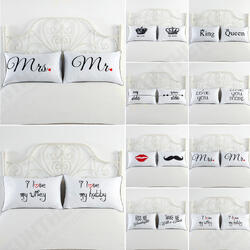2PCS White Cotton Home Hotel Decor Standard Pillow Case Bed Throw Cushion Cover 2PCS White Cotton Home Hotel Decor Standard Pillow Case Bed Throw Cushion Cover