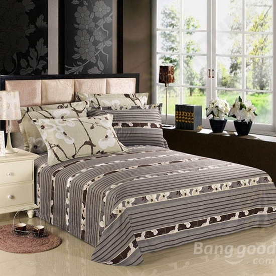 3 Or 4pcs Cotton Taffeta Legends Flower Reactive Printed Bedding Sets