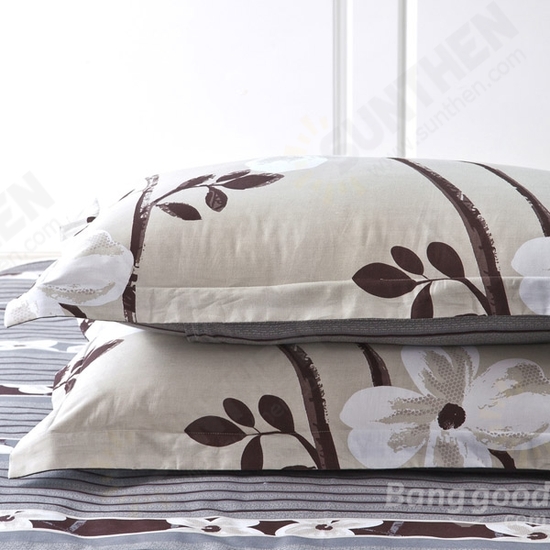 3 Or 4pcs Cotton Taffeta Legends Flower Reactive Printed Bedding Sets