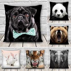 3D Animal Patterns Throw Pillow Case Sofa Office Car Cushion Cover Home Decor 3D Animal Patterns Throw Pillow Case Sofa Office Car Cushion Cover Home Decor