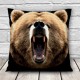 3D Animal Patterns Throw Pillow Case Sofa Office Car Cushion Cover Home Decor