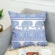 3D Bohemian Style Elephant Double-sided Printing Cushion Cover Linen Cotton Throw Pillow Case Home Office Sofa