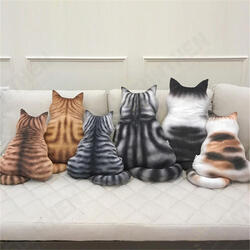 3D Cat Cushion Plush Toys Dolls Stuffed Animal Pillow Home Decorative Creative Birthday Gift Pillow 3D Cat Cushion Plush Toys Dolls Stuffed Animal Pillow Home Decorative Creative Birthday Gift Pillow