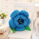 3D Colorful Rose Flowers Throw Pillow Plush Sofa Car Office Back Cushion Valentines Gift