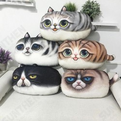3D Creative PP Cotton Cute Cat Plush Pillow Backrest Printing Cushion Birthday Gift Trick Toys 3D Creative PP Cotton Cute Cat Plush Pillow Backrest Printing Cushion Birthday Gift Trick Toys