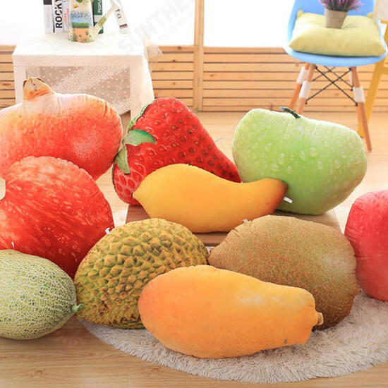 3D Simulation Fruit Pillow Decorative Cushion Throw Pillow With Inner Home Decor Sofa Emulationa