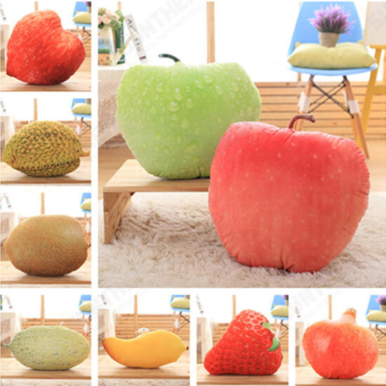 3D Simulation Fruit Pillow Decorative Cushion Throw Pillow With Inner Home Decor Sofa Emulationa