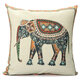 42x42CM National Elephant Wear-reisitant Pillowcase Moisture-proof Breathable Antifungal Pillow Case